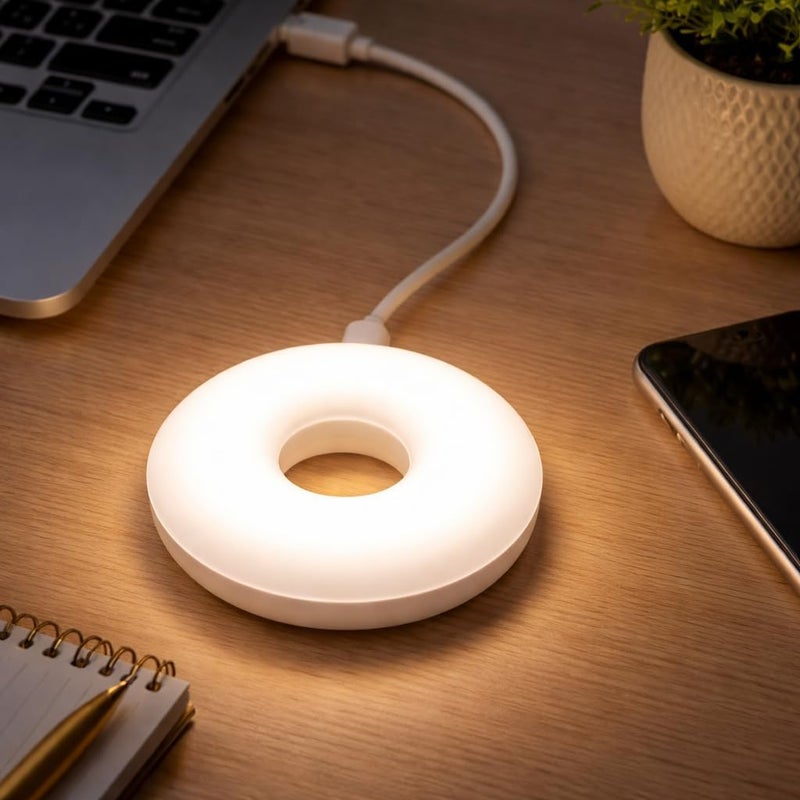 مصباح LED USB محمول ومرن من FITTO، ضوء صغير غير وميض لحماية العين للابتوب، سطح المكتب، بنك الطاقة، ضوء ليلي، القراءة والدراسة - Image 2