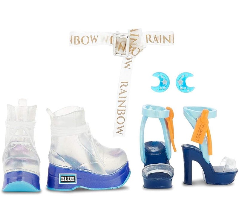 RAINBOW HIGH Rainbow Surprise Rainbow High Skyler Bradshaw - Blue Clothes Fashion Doll with 2 Complete Mix & Match Outfits and Accessories, Toys for Kids 4 to 15 Years Old - Image 4