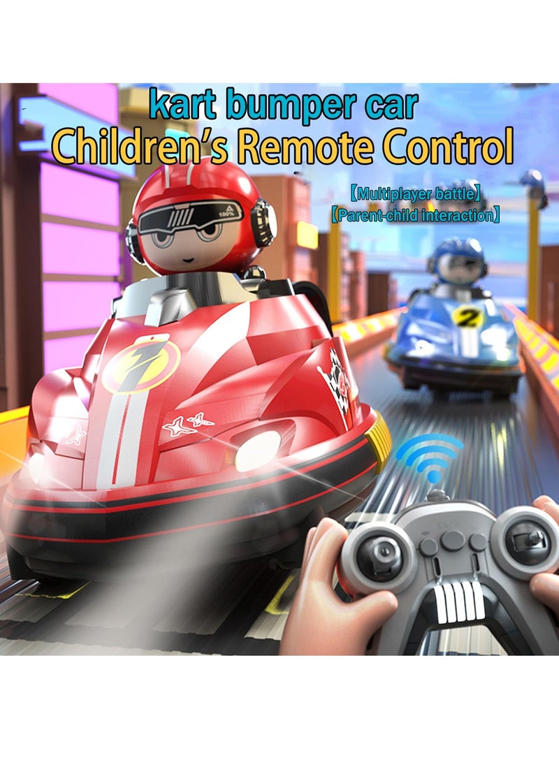 2pcs Remote Control Car, 2.4GHz Bumper Cars RC Battle Car Toy Set, Ejecting Dodgem Cars with Sound Effects, Music and Lights, RC Play Vehicles, Gift for Kids Boys Girls Children - Image 3