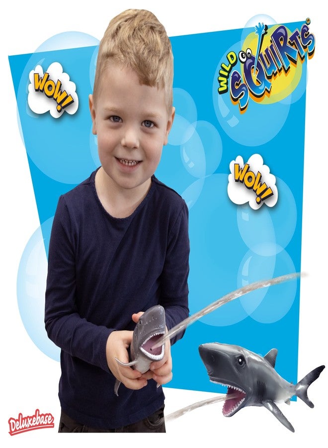 Deluxebase Bath Squirts - Shark from Deluxebase. Ocean-Themed Squirting Animal Replica for Kids, Great for Bathtub Toys, Pool, Beach Play and Swimming Activities. - Image 2