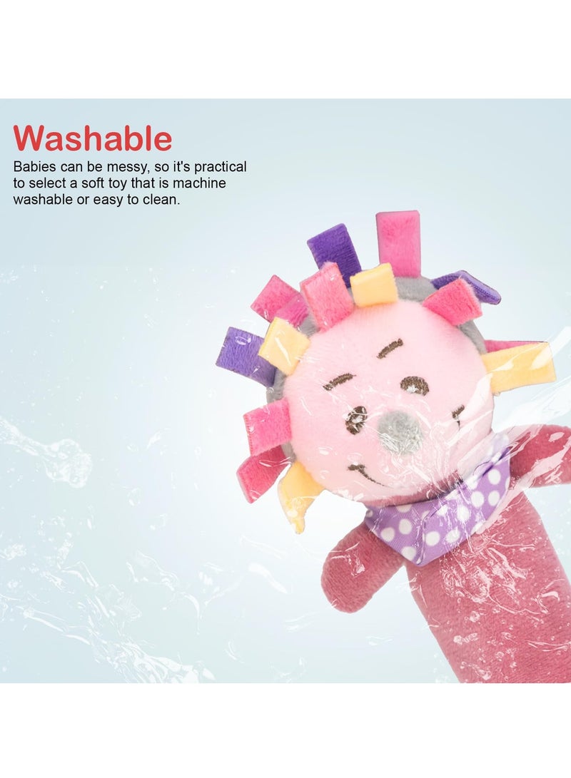 بيبي بايبي العاب اطفال | عضاضة | العاب حسية | خشخيشات للأطفال الرضع والأطفال الصغار | لعبة الضغط التي تصنع الصوت من 0 إلى 12 شهرًا - Image 2