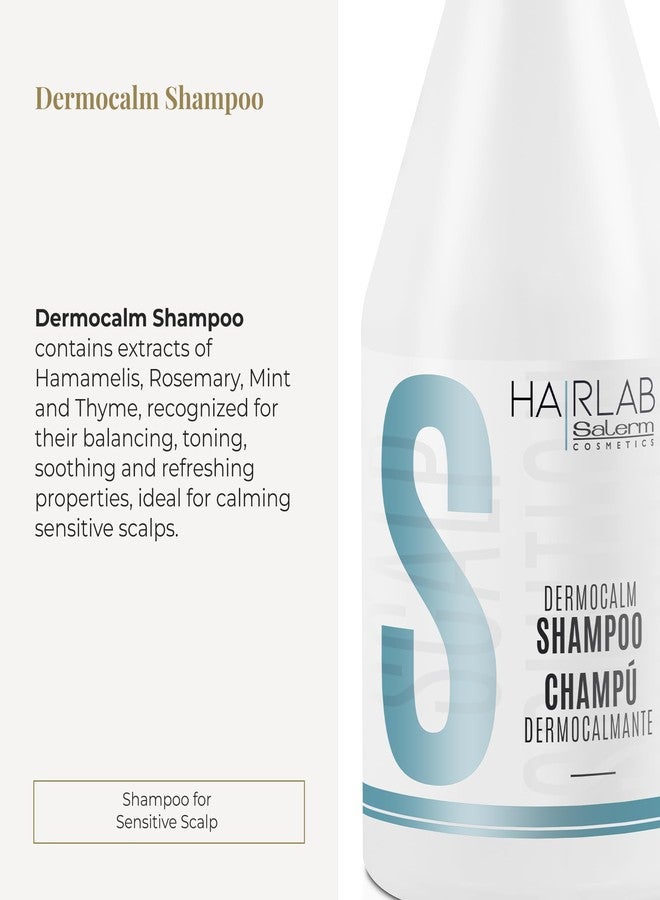 SALERM - Shampoo for Sensitive Scalp - Soothing Shampoo Hair Lab - 300 ml - with Witch Hazel, Rosemary, Mint, and Thyme - Gentle and Delicate Cleansing - Paraben-Free - Image 2