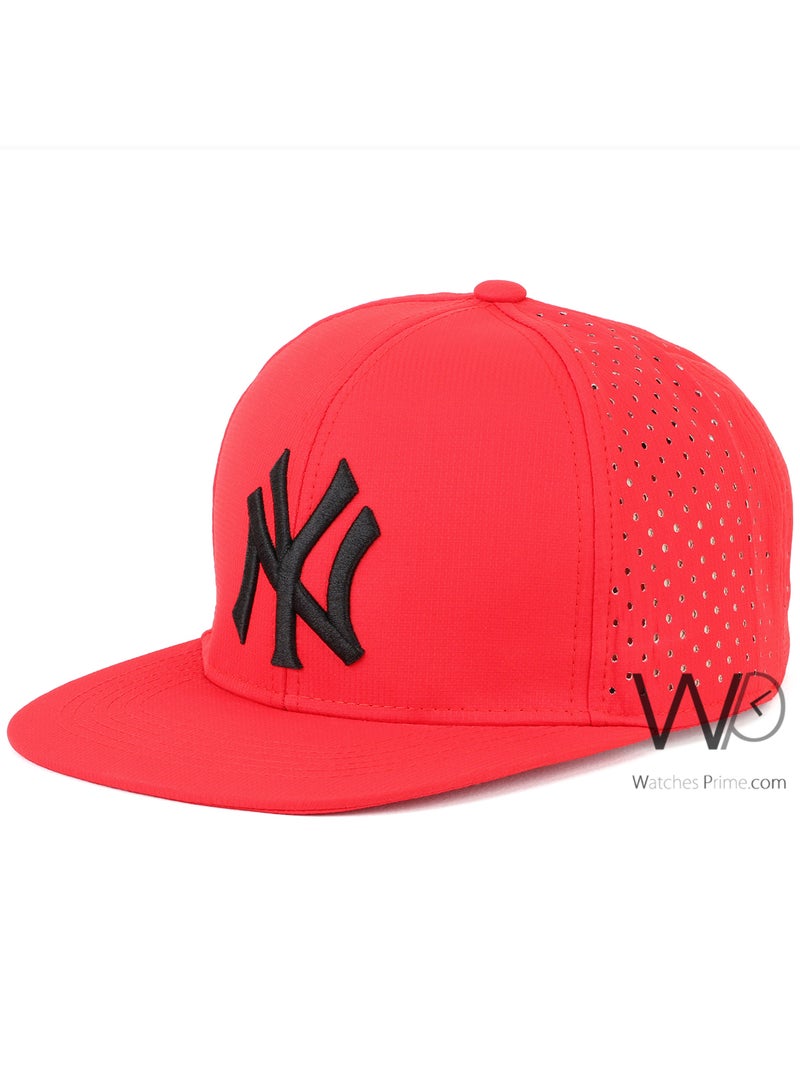New York Yankees New Era New York Yankees NY Snapback hip hop Cap Red Color Cotton Hat For Men  - Image 1