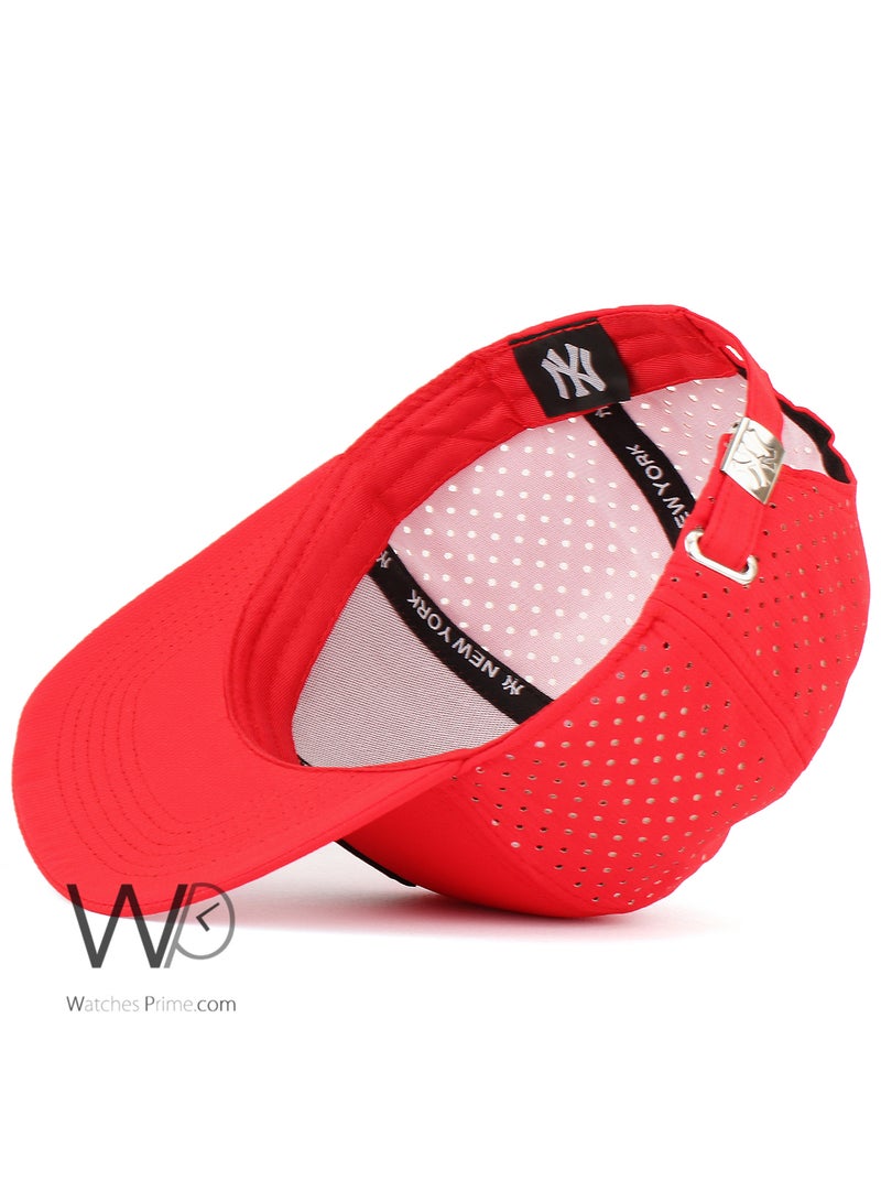 New York Yankees New Era New York Yankees NY Snapback hip hop Cap Red Color Cotton Hat For Men  - Image 4