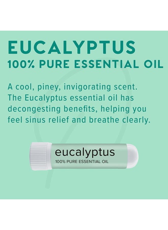 MOXE MOXĒ Eucalyptus Essential Oil Nasal Inhaler, Sinus & Congestion Relief, Daily Relaxation, Stress Relief, Therapeutic No-Mess Aromatherapy, Pure and Natural, Made in USA (3 Pack) - Image 2