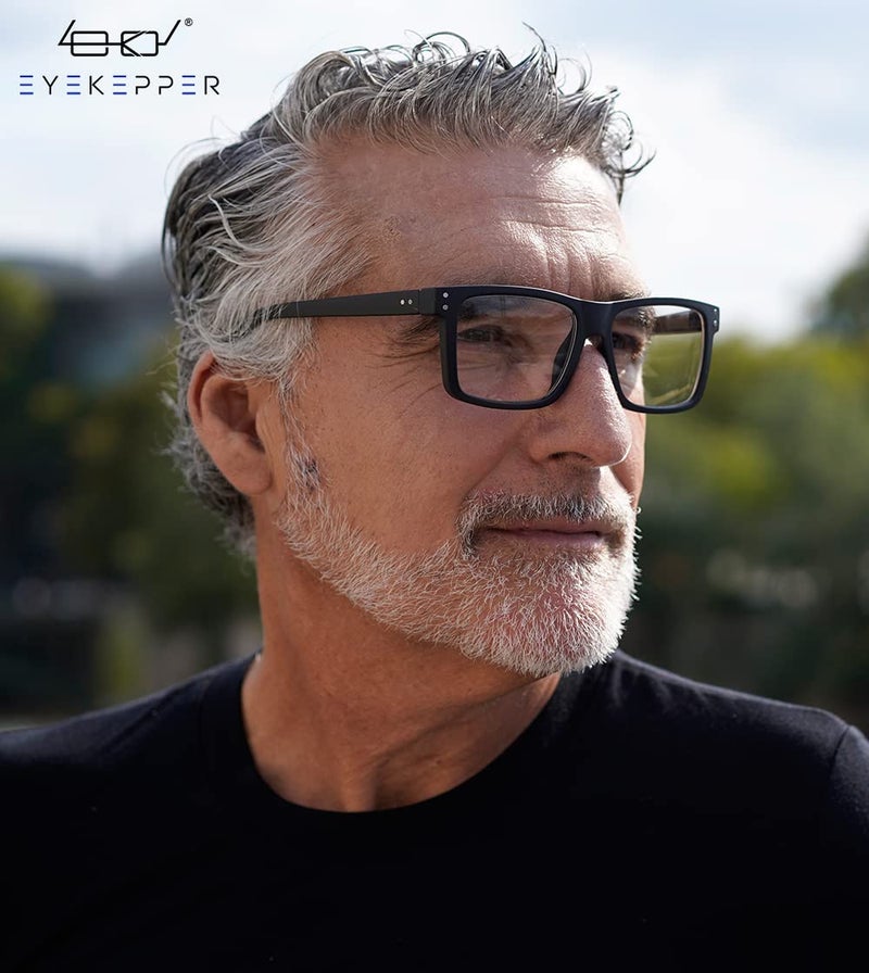 Eyekepper Oversized Reading Glasses Square Large Frame Readers for Men and Women - Black +2.50 - Image 2