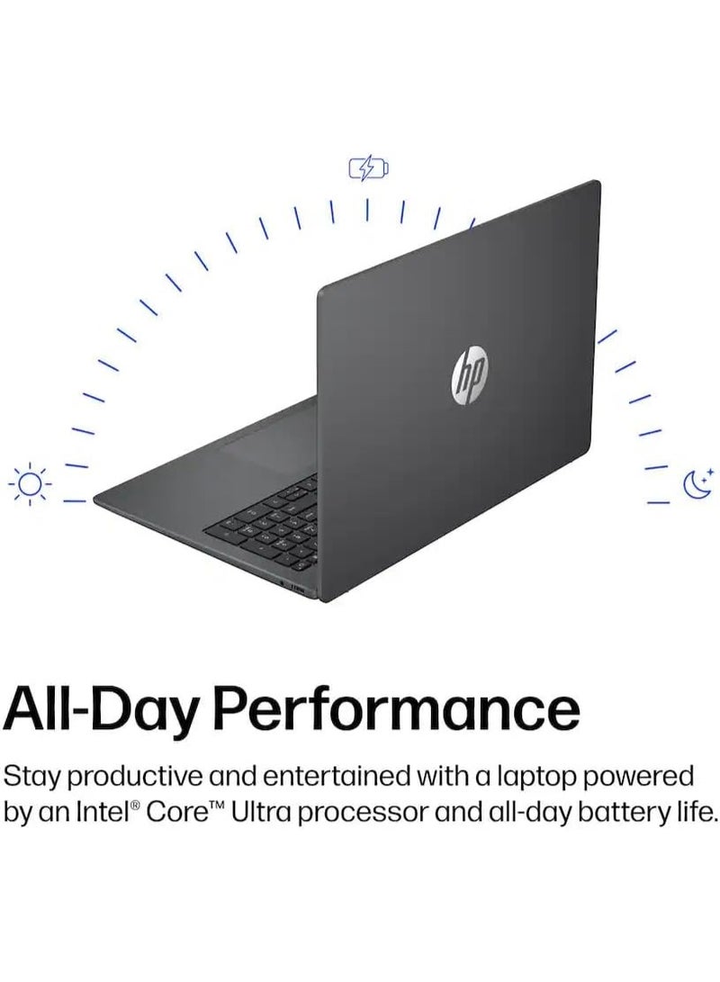 HP OmniBook 3 16-BU0007DX 16" 2K Touchscreen Laptop with Intel Core Ultra 7 255U (2025), 512GB SSD, 16GB RAM, Mica Silver English Mica Silver - Image 5