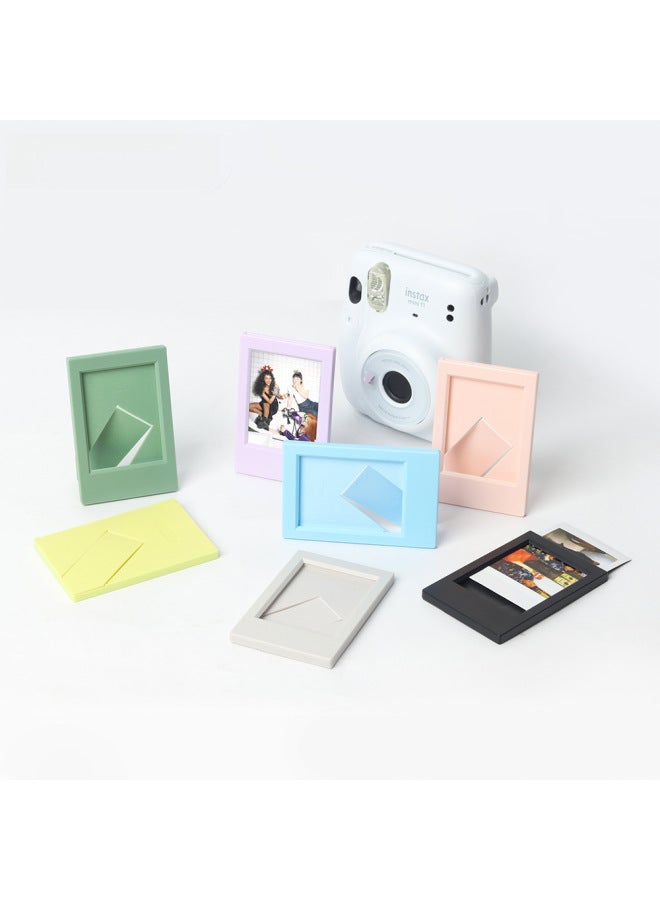 Suitable For Mini3 Inch Classic Vertical Photo Frame Creative Seven Color Set Color Photo Rack Photo Frame Table - Image 5