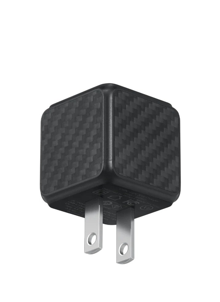 بيتاكا مجموعة شاحن PITAKA USB C GaN بقوة 30 وات وكابل Flex Braided C to C - اسود  - Image 3