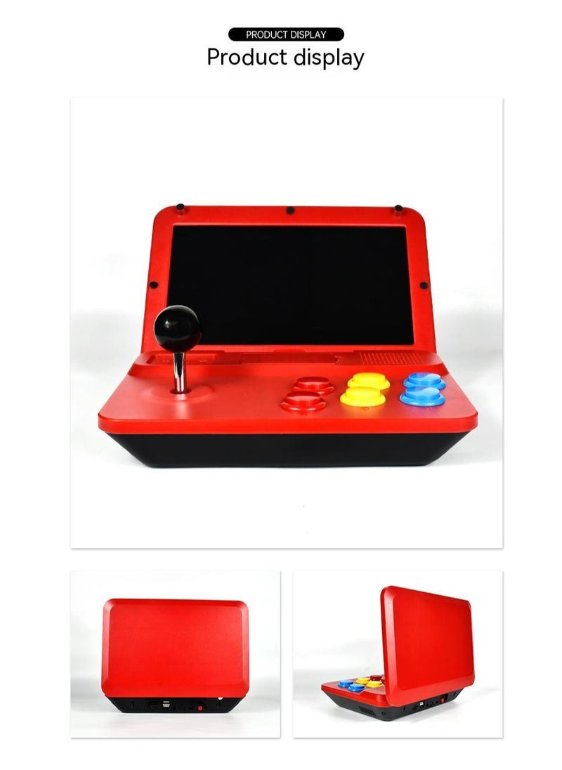 Generic - A13 Retro Game Arcade 10 Inch Hd Large Screen Game Machine Folding Flip Rk3128 Chip Cpu Simulator Detachable Joystick (32G) - Image 1