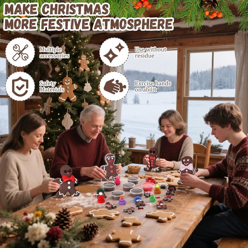 Arrowbash 412 Pcs Christmas Gingerbread Man DIY Crafts Kit - Image 4