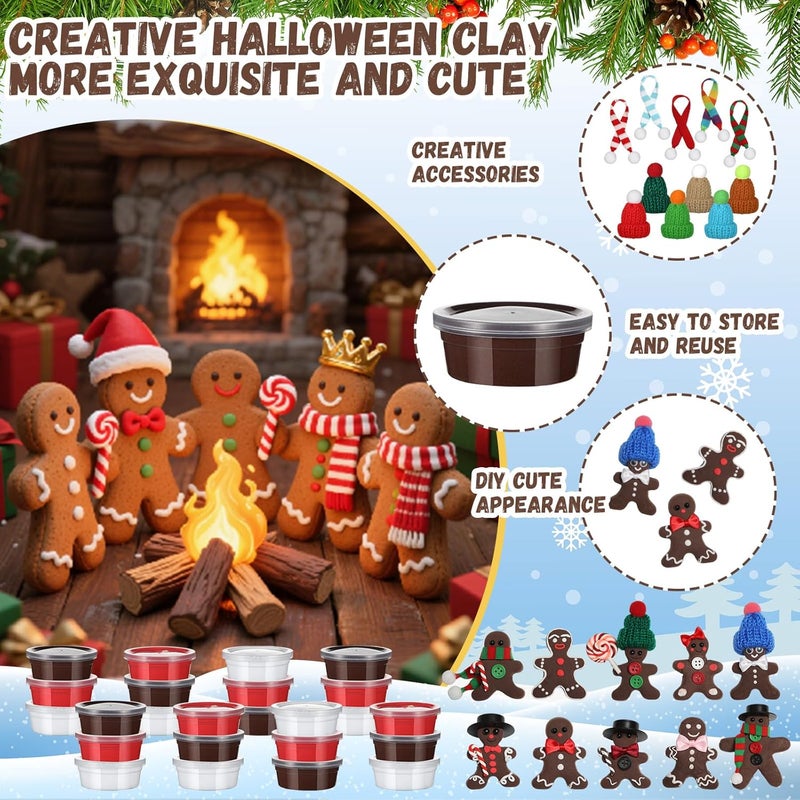 Arrowbash 412 Pcs Christmas Gingerbread Man DIY Crafts Kit - Image 5