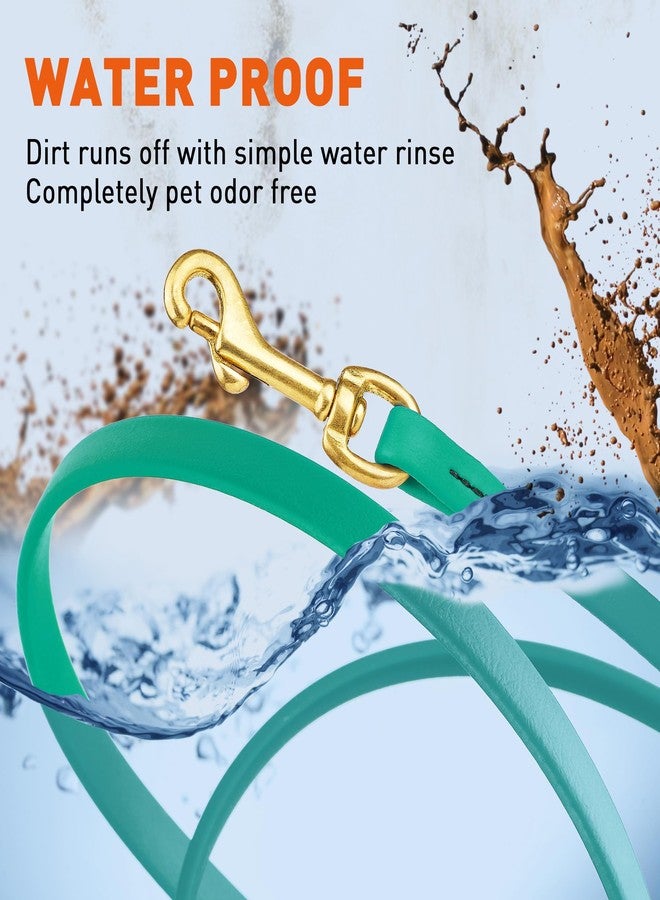 فايبر طوق كلاب فايبر K9 بيوثين المقاوم للماء للتدريب على التتبع، مناسب لرياضة كلاب شوتزهوند والبحث - حبل طويل مقاوم للروائح مع مشبك نحاسي صلب مناسب للجراء متوسطة وكبيرة الحجم - مقاوم للماء - Image 4