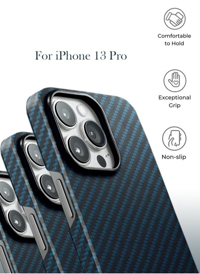 PITAKA - MagEZ Case 2 for iPhone 13 Pro 6.1'' Blue - Image 1