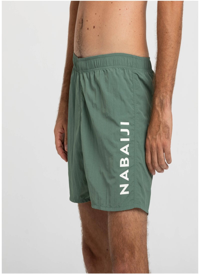 NABAIJI NABAIJI by DECATHLON, Men's Swim Shorts 100 Secure Fit & Stylish Green  - Image 2