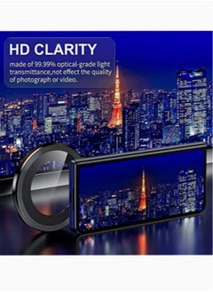 Generic Samsung Galaxy A35 Camera Lens Protector Individual Tempered Glass Camera Screen Protector Metal Ring Lens Cover for Galaxy A35 Accessories 1 Set Silver  - Image 5