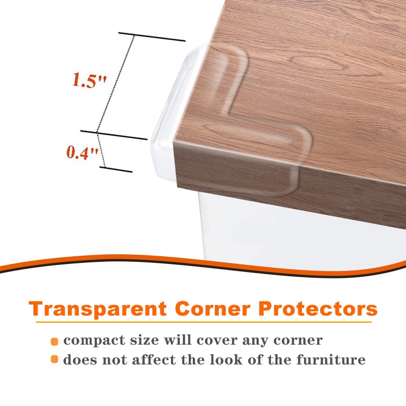 Gudui 28 Pack Table Corner Protectors Baby Proofing Corner Guards Furniture And Edge Guards Stop Child Head Injuries Sharp Corners - Image 4