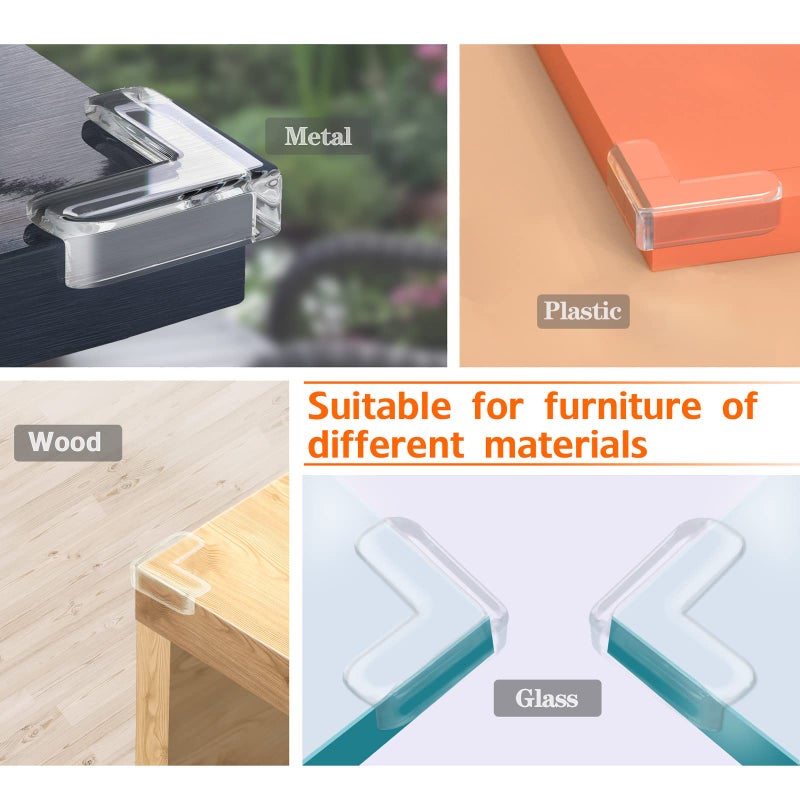 Gudui 28 Pack Table Corner Protectors Baby Proofing Corner Guards Furniture And Edge Guards Stop Child Head Injuries Sharp Corners - Image 5