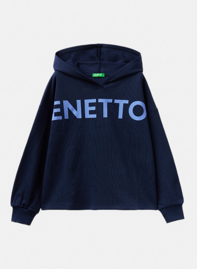 بينيتون هودي بنات كبير الحجم - Image 1