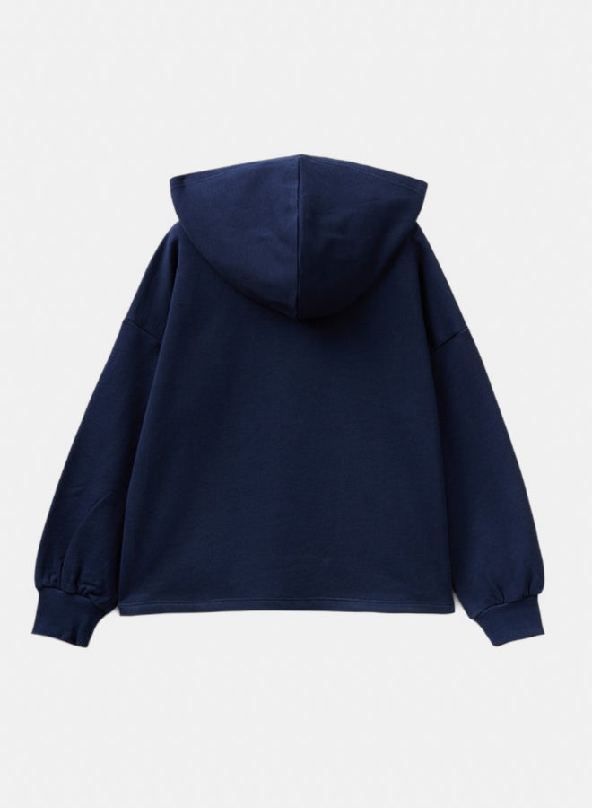 بينيتون هودي بنات كبير الحجم - Image 3