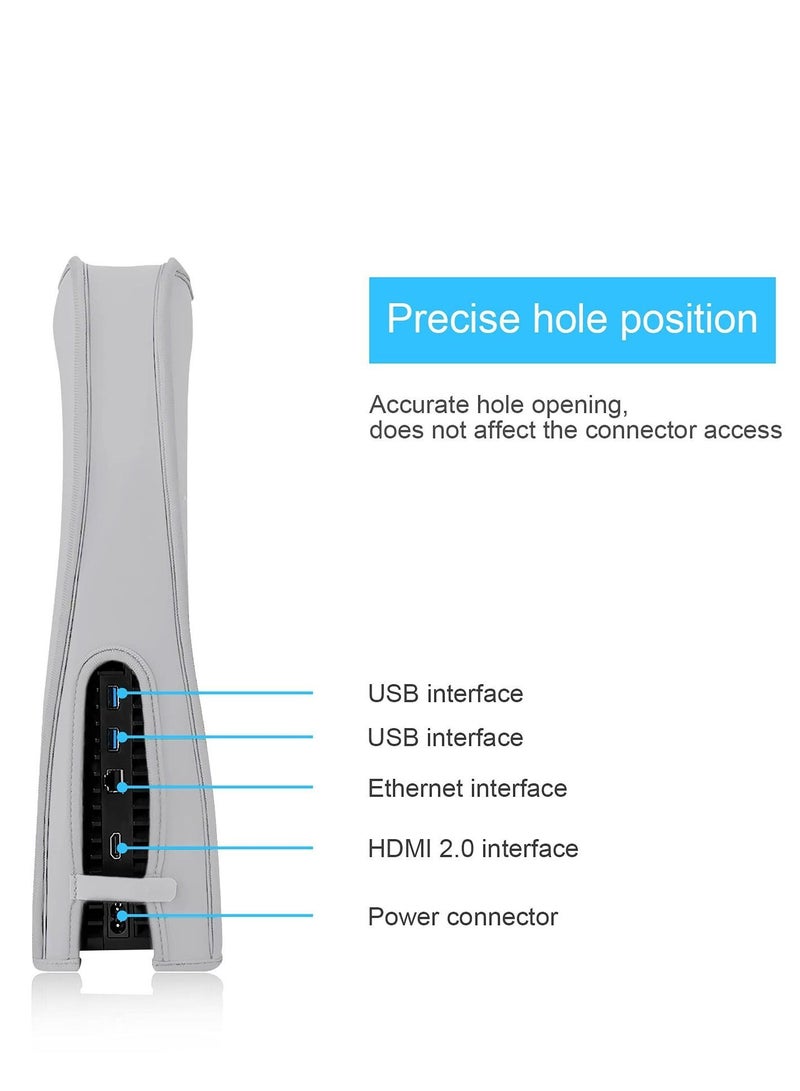 Y&D Dust Cover for PS5 Console, Protector Custom Designed Playstation 5 Console Anti Scratch Waterproof Sleeve Digital Edition Regular - Image 3