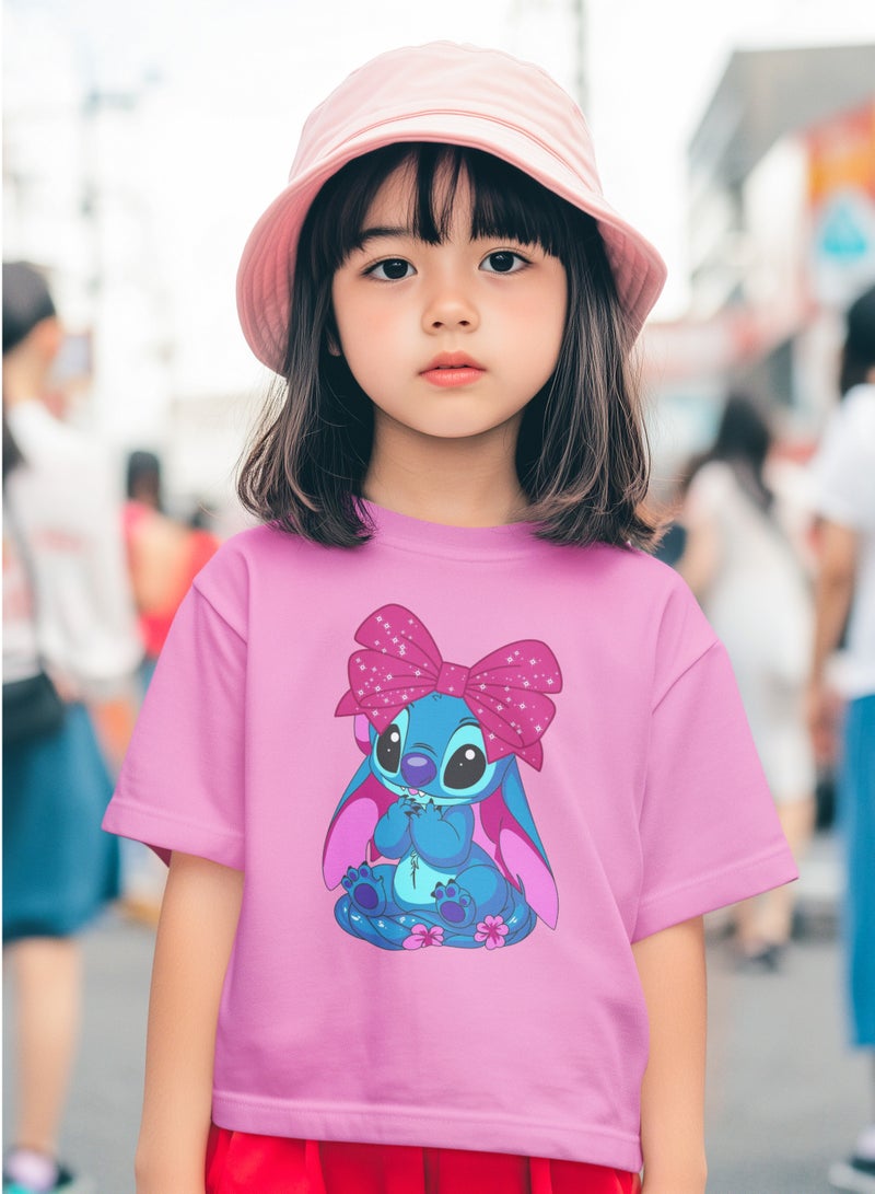 ZOOM Short Sleeve T-Shirt - Stitch - Vest Top - Girl's