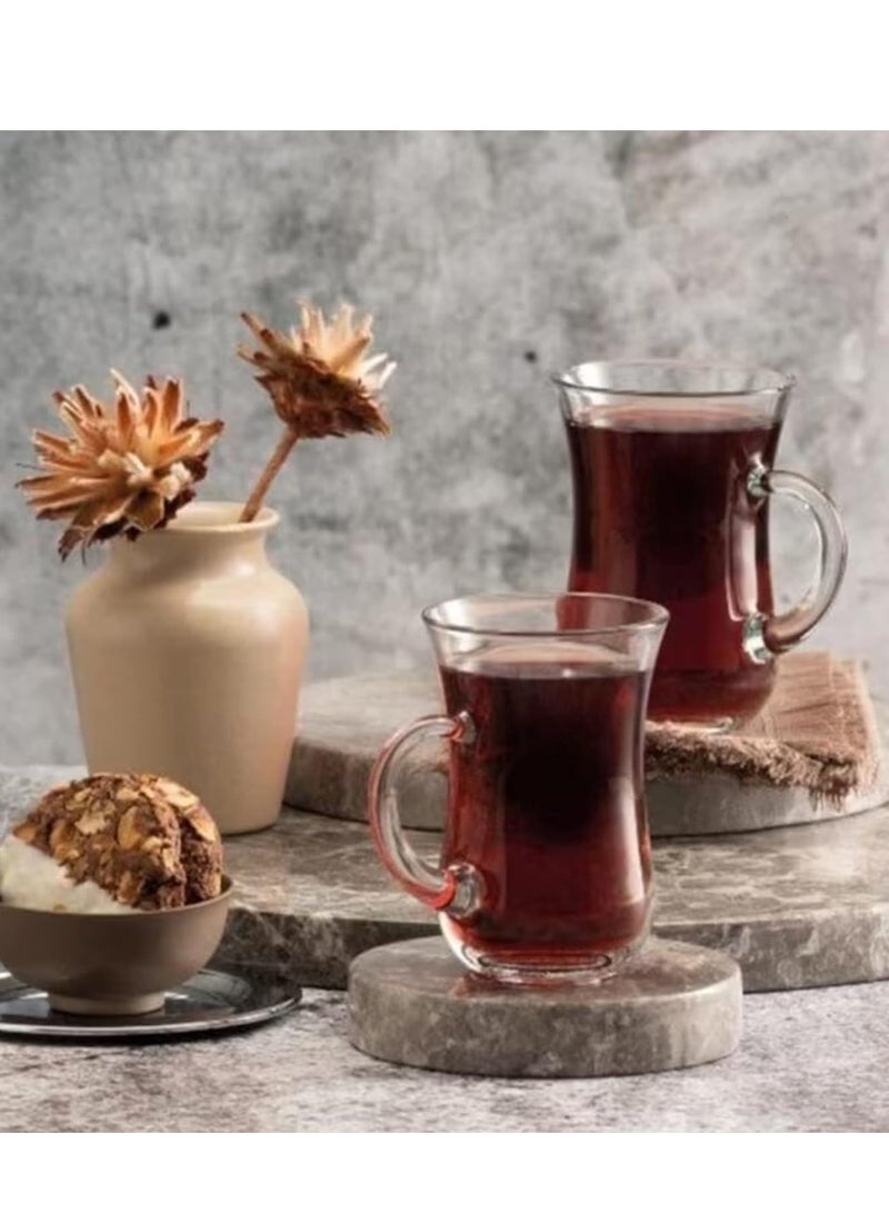 طقم قهوة أو شاي موديل تركي السعة 70 مل2 قطع  - Image 2