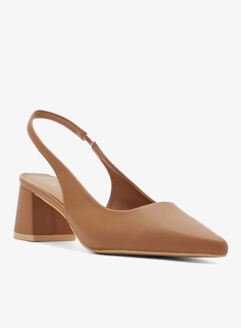 ايلا حذاء بكعب مدبب وحزام خلفي - Image 2