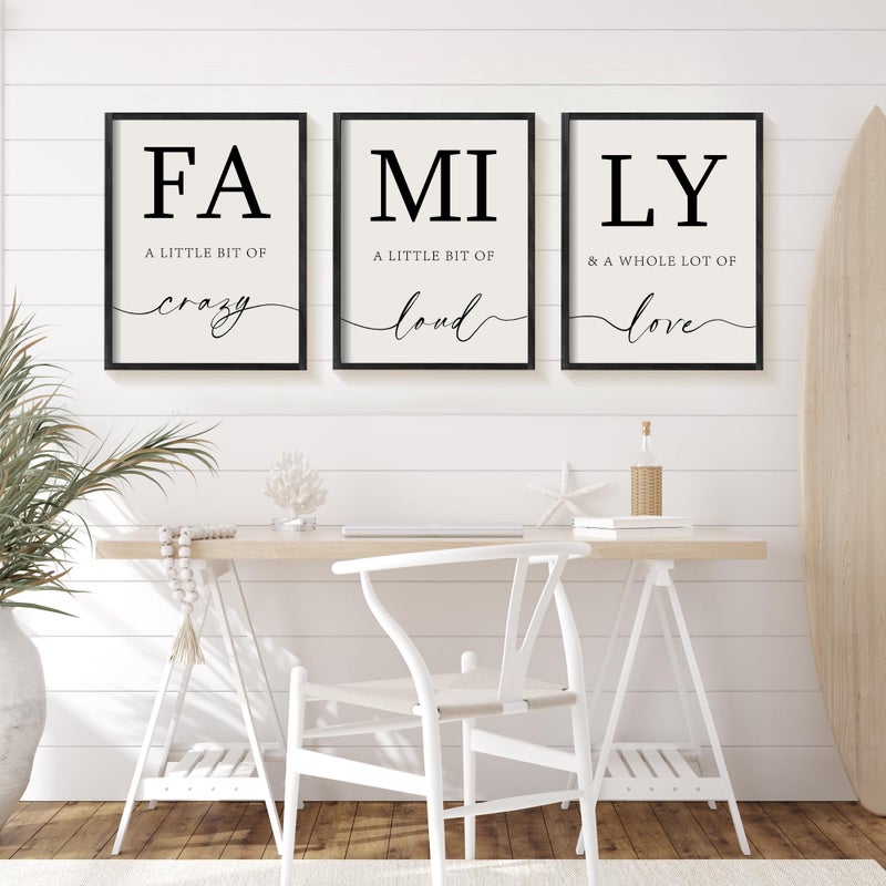 Heiple Family Wall Decor 11"x14" Framed Wooden Wall Sign for Home Decor Farmhouse Vintage Rustic Living Room Minimalist Family Wall Art (Black, 11â€x14â€) - Image 2