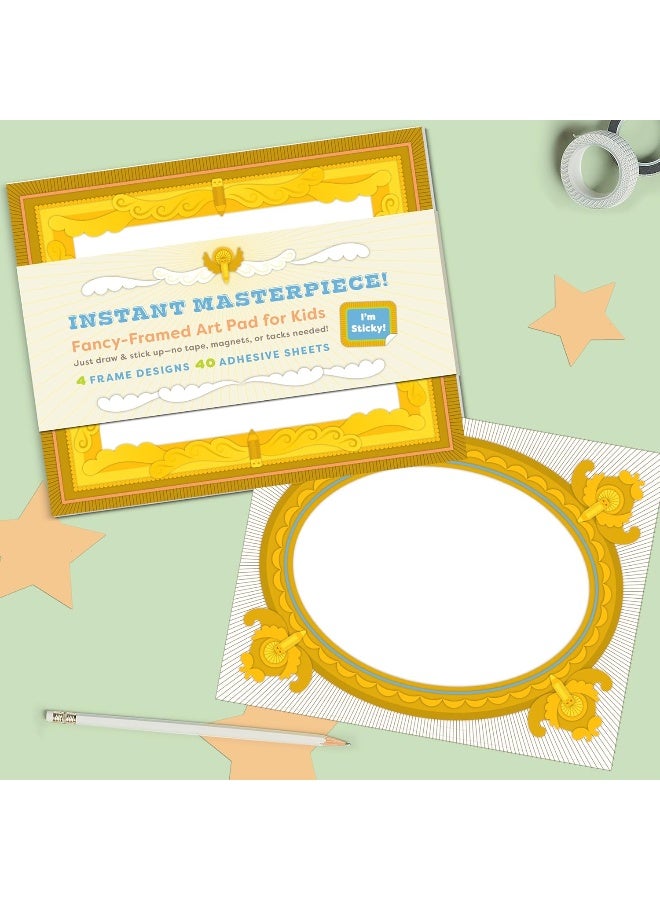 Knock Knock Kids Sticky Art Frames Pad  - Image 5