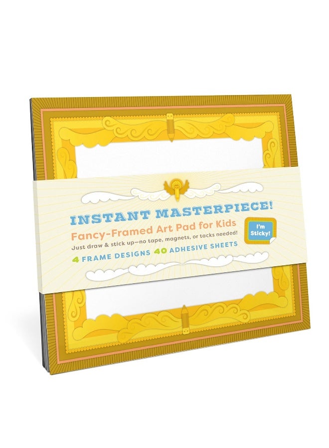 Knock Knock Kids Sticky Art Frames Pad  - Image 1