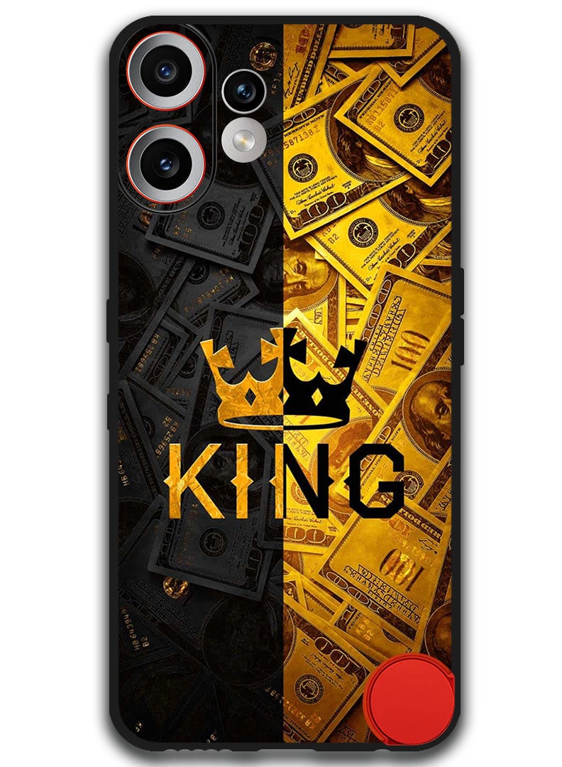 Theodor Case Compatible with Nothing CMF Phone 2 Pro 6.77 Inch Protection Shockproof Bumper Cover King Gold - Image 1