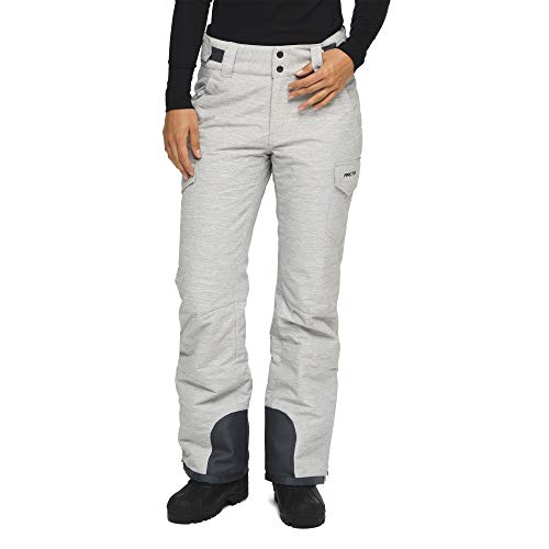 Arctix Womens Snow Sports Insulated Cargo Pants Pearl Grey Melange Small - Image 1