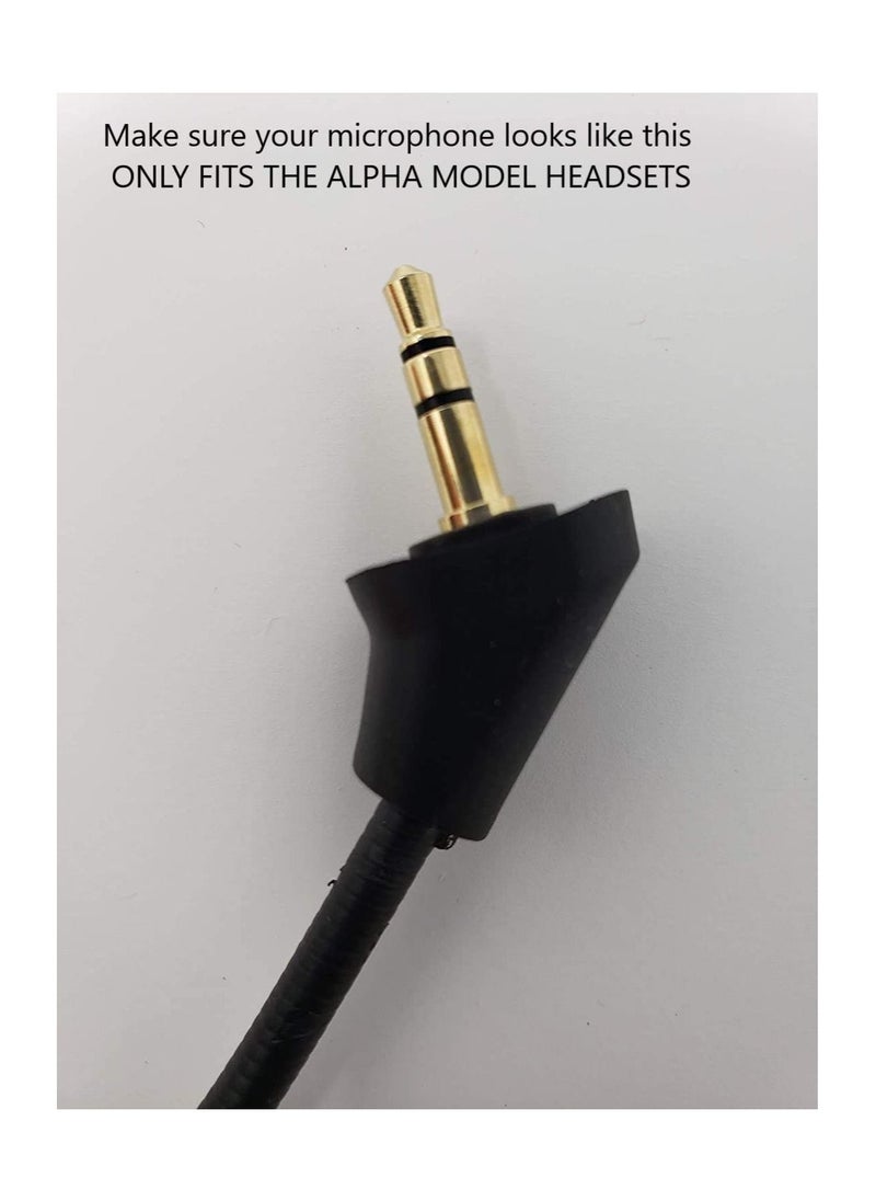 SYOSI - Replacement Cloud Alpha Game Mic 3.5mm Microphone Boom only for Kingston HyperX Cloud Alpha/Cloud Alpha S Pro PS4 Xbox One Nintendo Switch Computer PC Gaming Headsets - Image 1