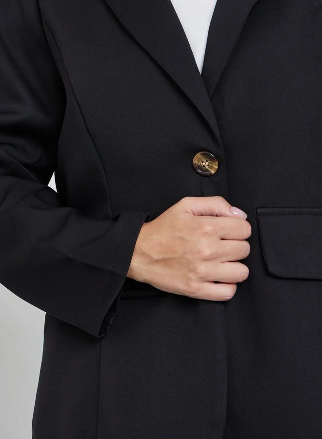 تايك تو بليزر كاجوال سادة