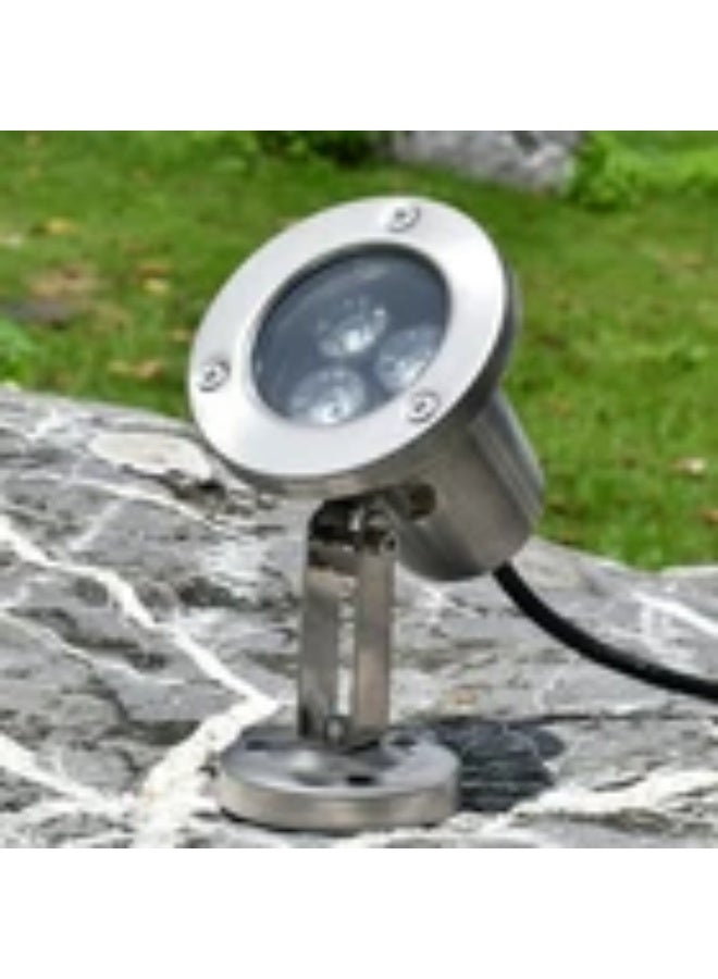 مصباح LED تحت الماء مقاوم للماء IP68 لحمام السباحة عالي الجودة 12 فولت 3 وات للحديقة الخارجية وحمام السباحة والمناظر الطبيعية للحفلات - Image 2