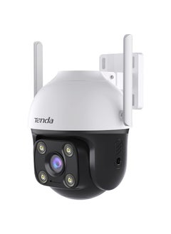 تيندا كاميرا مراقبة خارجية TENDA CH7 بدقة 4 ميجابكسل بزاوية 360 درجة مع رؤية ليلية ملونة 30 مترًا، وكاميرا PTZ CCTV WiFi مع صوت ثنائي الاتجاه، وكشف الإنسان بالذكاء الاصطناعي والتنبيه، والتحكم في التطبيق، ومقاومة للطقس IP66، وتعمل مع أليكسا  - Image 3