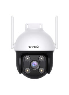 تيندا كاميرا مراقبة خارجية TENDA CH7 بدقة 4 ميجابكسل بزاوية 360 درجة مع رؤية ليلية ملونة 30 مترًا، وكاميرا PTZ CCTV WiFi مع صوت ثنائي الاتجاه، وكشف الإنسان بالذكاء الاصطناعي والتنبيه، والتحكم في التطبيق، ومقاومة للطقس IP66، وتعمل مع أليكسا  - Image 2