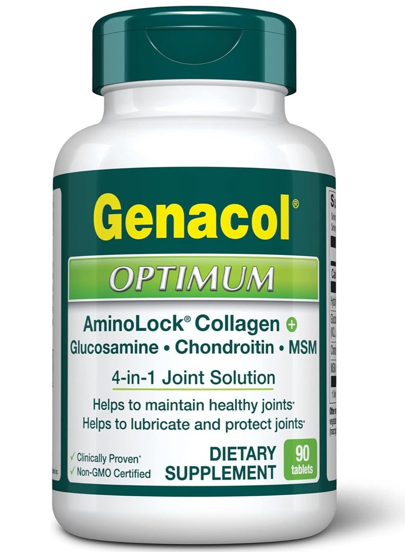 Genacol Glucosamine, Chondroitin, MSM and Ultra  Maintains Healthy Joints 90 Tablets 30 day supply - Image 1
