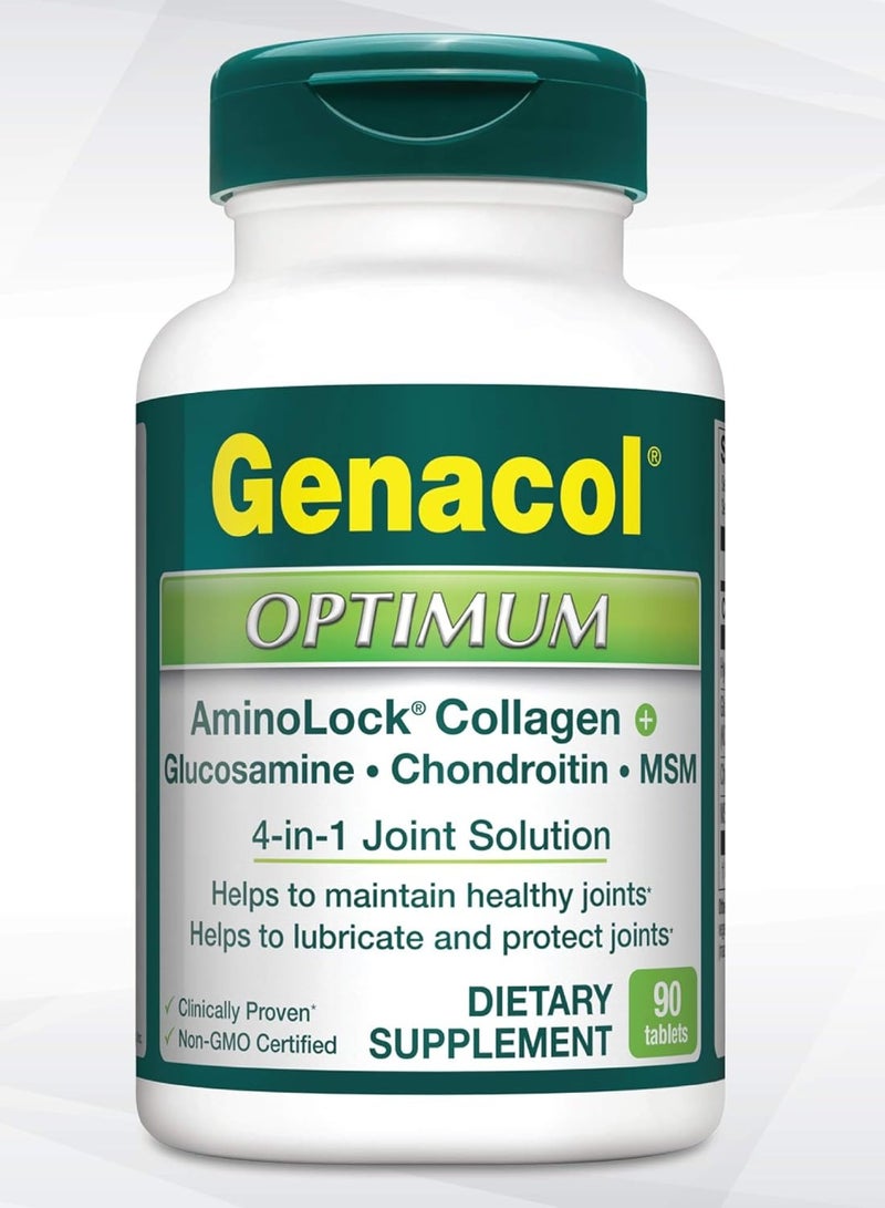 Genacol Glucosamine, Chondroitin, MSM and Ultra  Maintains Healthy Joints 90 Tablets 30 day supply - Image 3