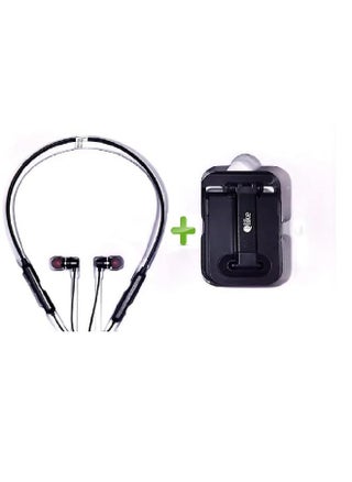Bluetooth wireless neckband headphone + Mobile holder - pzsku/Z01AD372AE064BB0B1212Z/45/1741091364/5c6b4700-b24a-46d9-bfb5-83af86745739