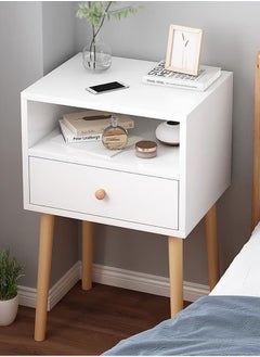 Beauenty 40*30*60cm Nightstand Large-capacity MDF Engineering Board Storage Home Bedside Coffee Table And Nightstand With Drawer  - Image 1