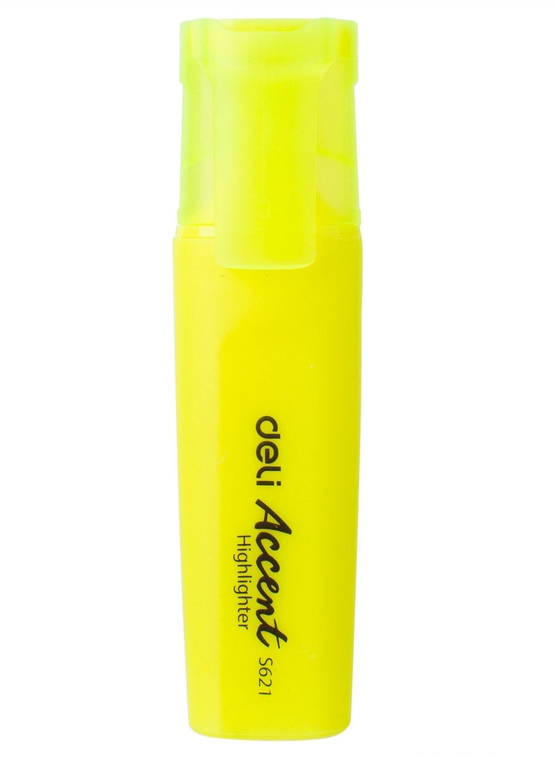 Deli Chisel Tip Highlighter 1-5mm Pack of 10 Pieces - Image 3