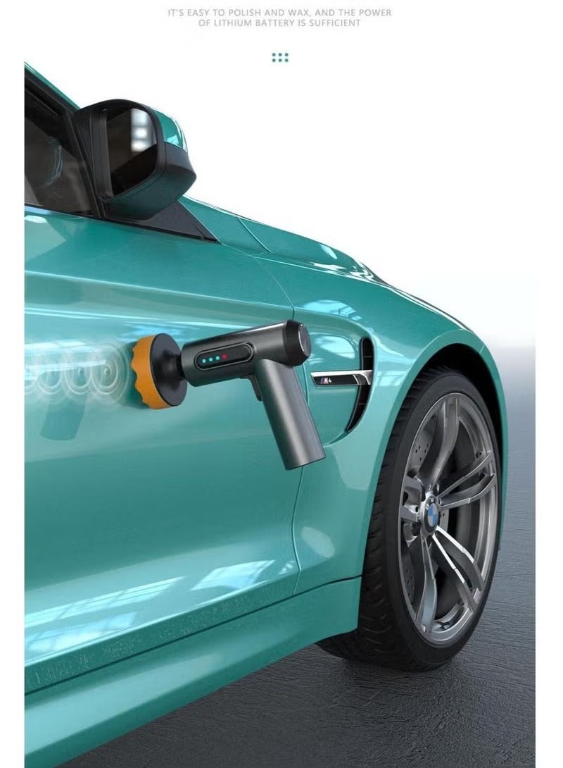Generic Wireless Car Polisher Rechargeable Car Beauty Tool Car Scratch Repair Device with Digital Display  - Image 3