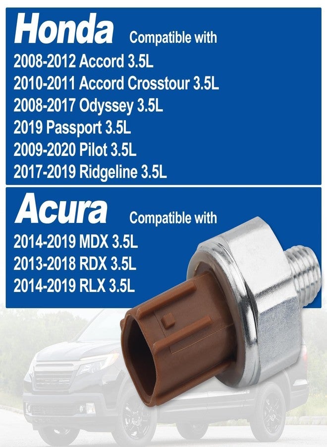 RARAYC 37240-R70-A04 Oil Pressure Sensor Switch with Sealed O-Ring 91319-PAA-A01 Compatible with Honda Accord Crosstour Odyssey Pilot Passport Ridgeline 37240-R70-A02 37240-R70-A03 - Image 2