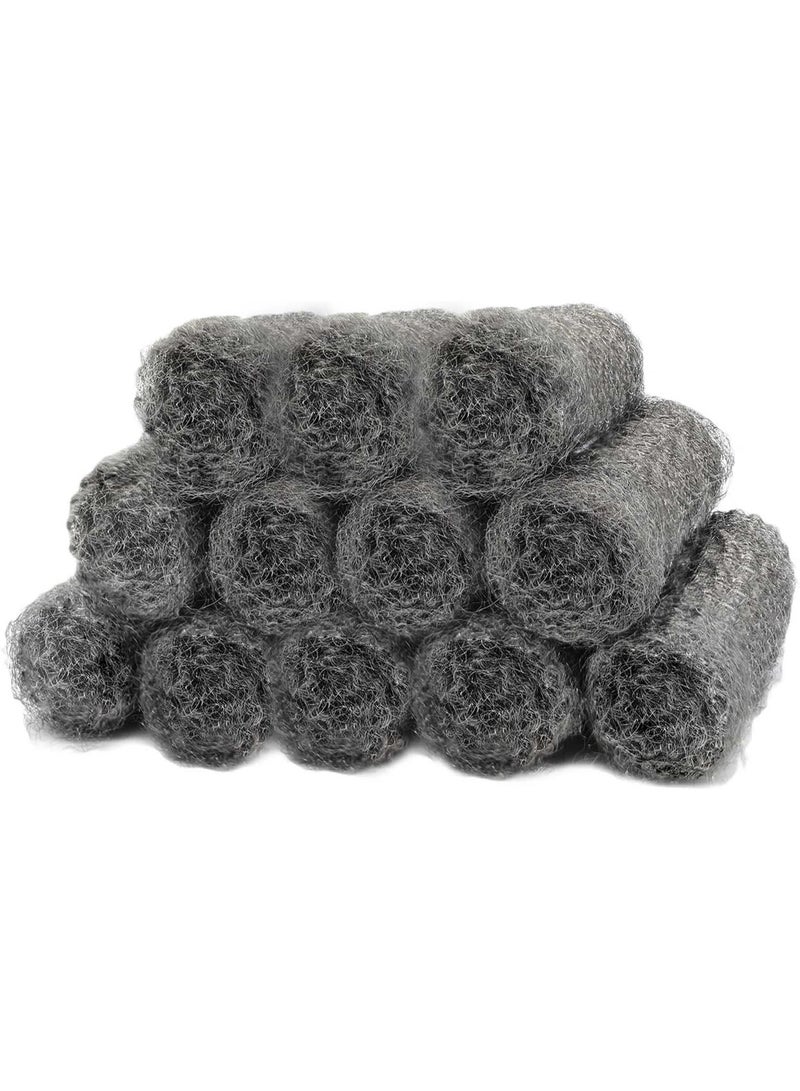 AMM Steel Wool Roll Pack of 6 Pieces – Extra Fine Metal Wire Wool for Polishing Glass, Wood, Metal & Chrome | Non-Scratch Cleaning Pads for Kitchen, Ovens, Broilers, Pots, Pans, Cookie Sheets & Home Use - Image 4