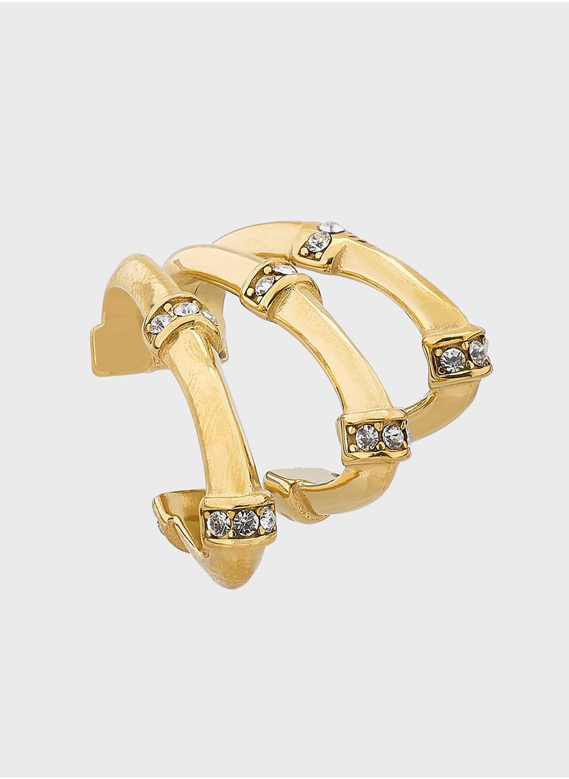 GUESS Bamboo Cuff Earings  - Image 3