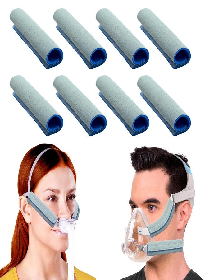 NATAKU Innovative CPAP' Strap Covers - 8 Packs Cooling and Soft Headgear Strap Cushions,Universal Pressure Relief Mask Face Cusion Pads for a Better Sleep - Image 1