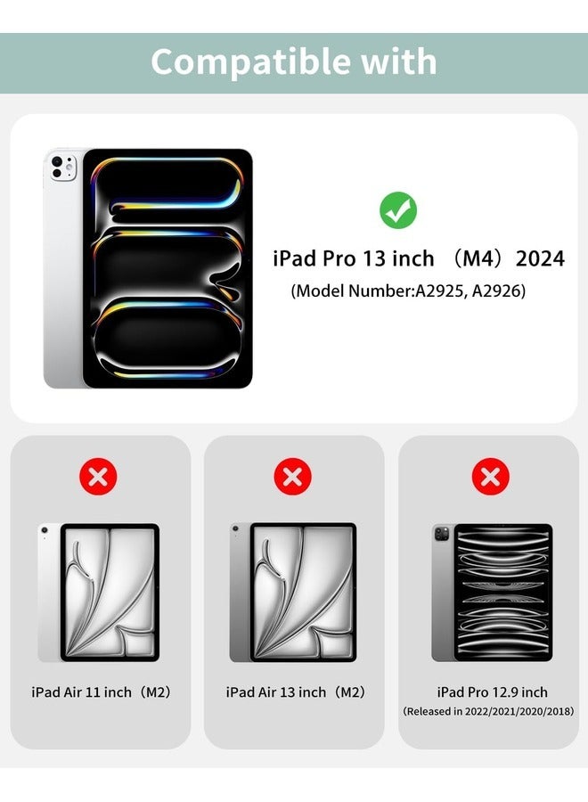 إلترازون Green Tri-Fold PU Leather Case for iPad Pro 11-inch (M4) 2024 – Smart Tablet Cover with Multi-Angle Stand - Image 2