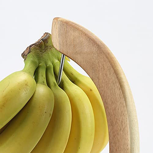 everous Banana Hanger black Marble Base,Modern Banana Holder Tree Stand for kitchen home None Slip Banana Rack Banana holder stand - Image 4